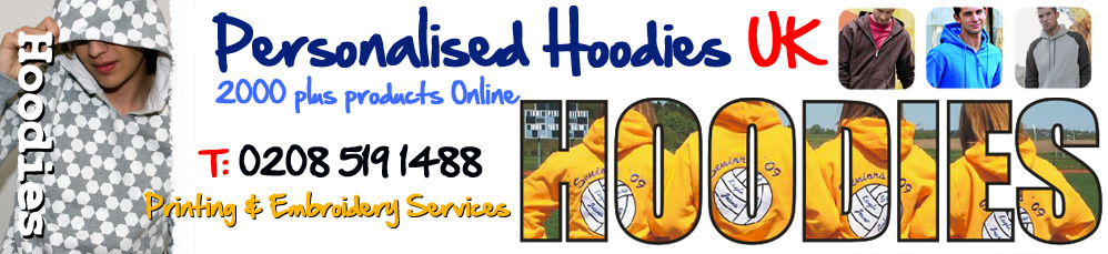 The personalisedhoodiesuk.co.uk E-Online Range