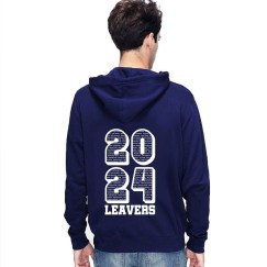  Leavers Graduation Hoodie 2024 Top Bottom Design Stars & Stripes Hood