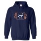 Arabic English Custom Name Leaves Box Colourful Graphic Print Personalized Unisex Adults & Kids Pullover Hoodies