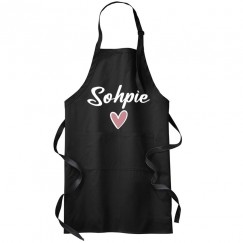Your Custom NameHeart Professional Chef BBQ Grill Cooking Baking Kitchen Apron