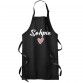 Your Custom NameHeart Professional Chef BBQ Grill Cooking Baking Kitchen Apron