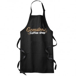 Gemstone Coffee Shop Unisex Adults Cooking Catering Work Chef Kitchen Professional Apron