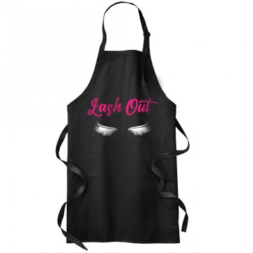 Lash Out Women Kitchen BBQ Grill Chef Home Cooking Baking Professional Apron