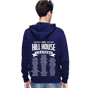 royal blue leavers hoodie