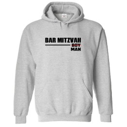 Bar Mitzvah Boy Man Jewish Classic Humor Sarcastic Unisex Kids And Adults Pullover Hoodie