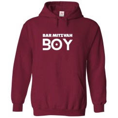 Bar Mitzvah Boy Jewish Classic Comic Sarcastic Unisex Kids And Adults Pullover Hoodie