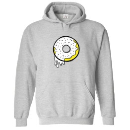 Creamy Donut Graphic Print Comic Unisex Kids And Adults Pullover Hoodie