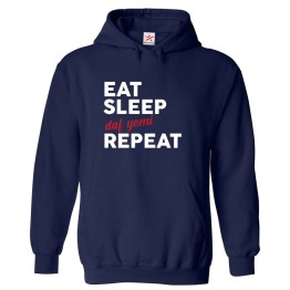 Eat Sleep Daf Yomi Repeat Torah Jewish Foodie Funy Sarcastic Graphic Print Unisex Kids And Adults Pullover Hoodie
