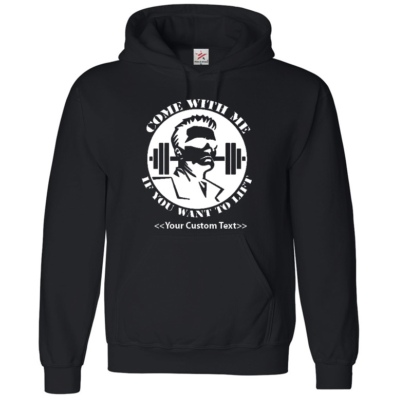 Personalised funny terminator text printed on Hoodie