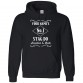 Personalised front chest stag text printed on Hoodie