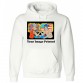 Personalised cutom Front image printed on Hoodie 