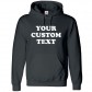 Personalised front chest text printed on..