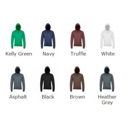 Blank Pullover California fleece pullover hoodie  American Apparel 244 GSM Hoodie