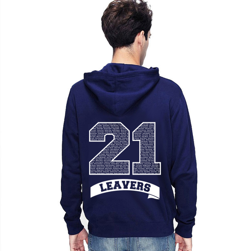 Leavers Hoodie 2021 BANNER design Stars & Stripes Hoodie