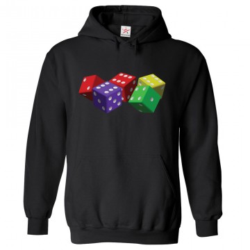 3D Dice Classic Unisex Kids and Adults Pullover Hoodie						 									 									