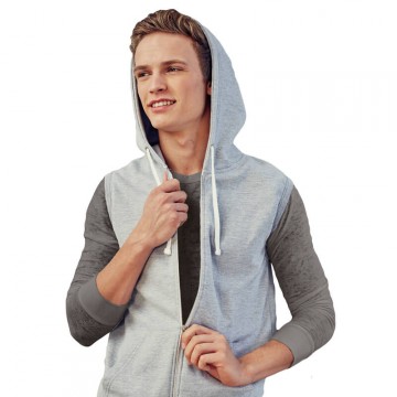 Blank Zipper Sleeveless zoodie Blank AWD 280 GSM Hoodie