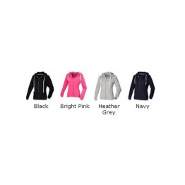 Blank Zipper Women's zip through hoodie AWD Just Hoods 330 GSM Hoodie