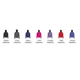 Blank Zipper Heather zoodie Blank AWD 225 GSM Hoodie