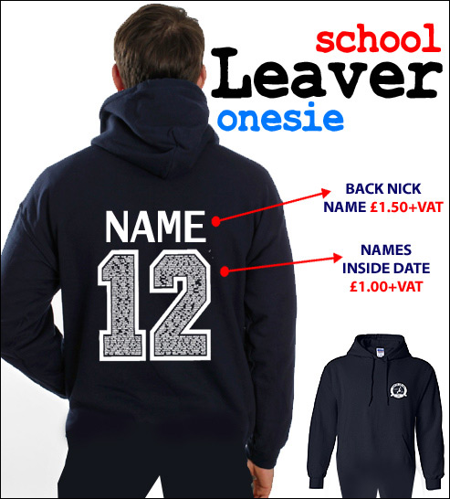 Personalised onesie get your logo design printed on onesies